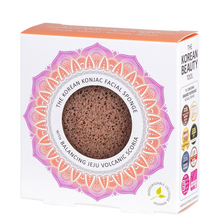 Jeju Volcanic Scoria Konjac sponge for combination / oily skin The Konjac Sponge Company - Jeju Volcanic Scoria Konjac sponge for combination / oily skin