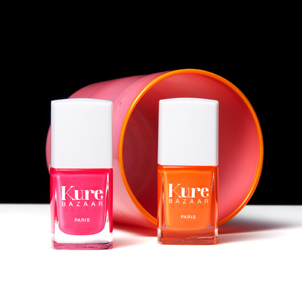Kure Bazaar - Jaipur neon pink natural nail polish