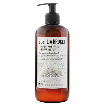 Hand & Body wash Bergamot & Patchouli 104 L:a Bruket - Hand & Body Wash Bergamot & Patchouli 104