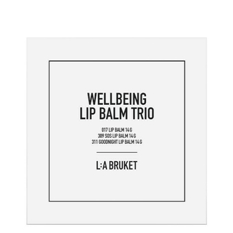 Wellbeing Lip Balm Trio L:a Bruket - Wellbeing Lip Balm Trio