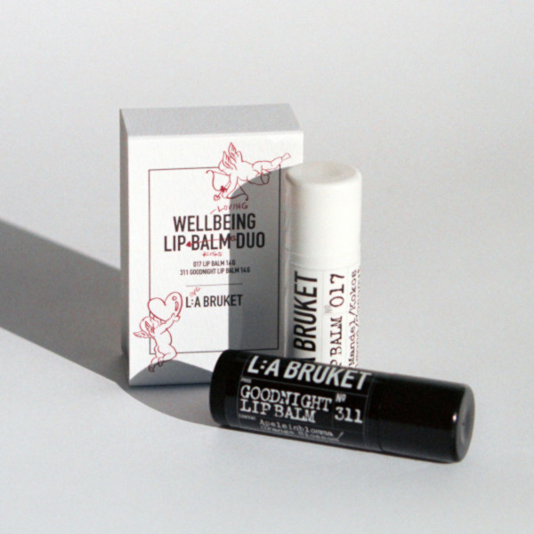 L:a Bruket - Valentine Lip Balm Duo - Limited Edition