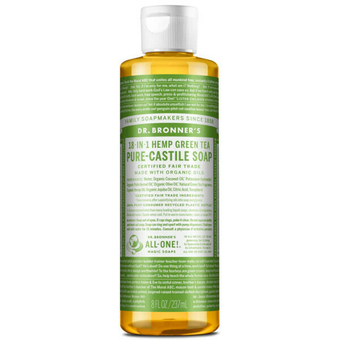 Green Tea 18-in-1 Pure-Castile Liquid Soap Dr. Bronner - Green Tea Pure-Castile natural Liquid Soap