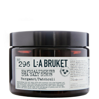 L:a Bruket - Sea Salt Scrub Bergamot & Patchouli 296