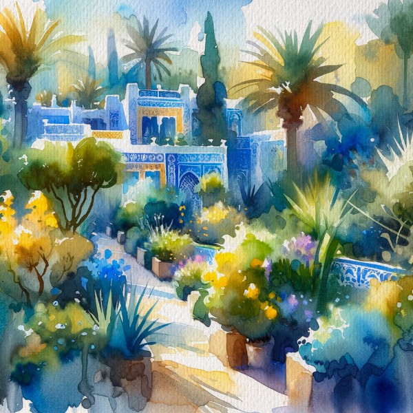 Le Jardin Retrouv&eacute; - Jasmin Majorelle