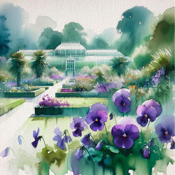 Le Jardin Retrouv&eacute; - Violette Kew