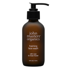 Foaming face wash with Rose & Linden flower John Masters Organics - Rose and Linden organic foaming face wash