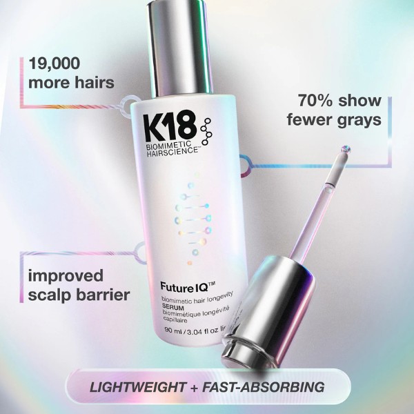 K18 Biomimetic Hairscience - FutureIQ™ Biomimetic Hair Longevity Serum K18 Biomimetic Hairscience - FutureIQ™ Biomimetic Hair Longevity Serum
