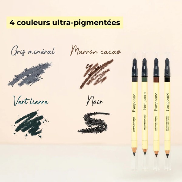 Pomponne - Crayon Soin Yeux - Marron cacao