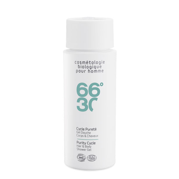 66°30 - Hair & Body Dermo-protector organic Shower Gel for men