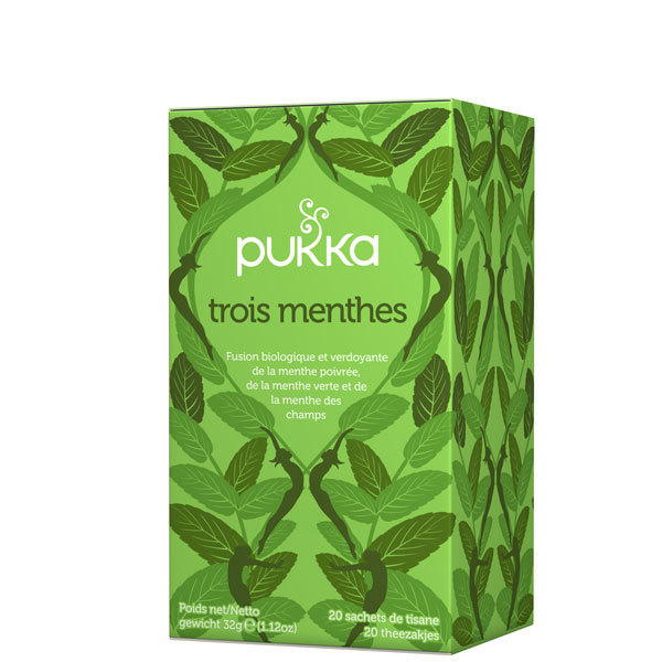 Pukka - Three Mint - Herbal tea to refresh & soothe digestion