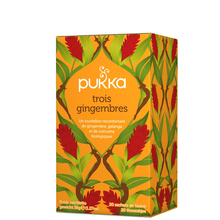 Three Ginger - To uplift & warm Pukka - Three Ginger - Herbal tea to uplift & warm