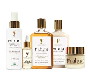 The Rahua range of natural shampoos and hair care products