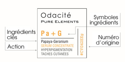 Odacité organic face serum