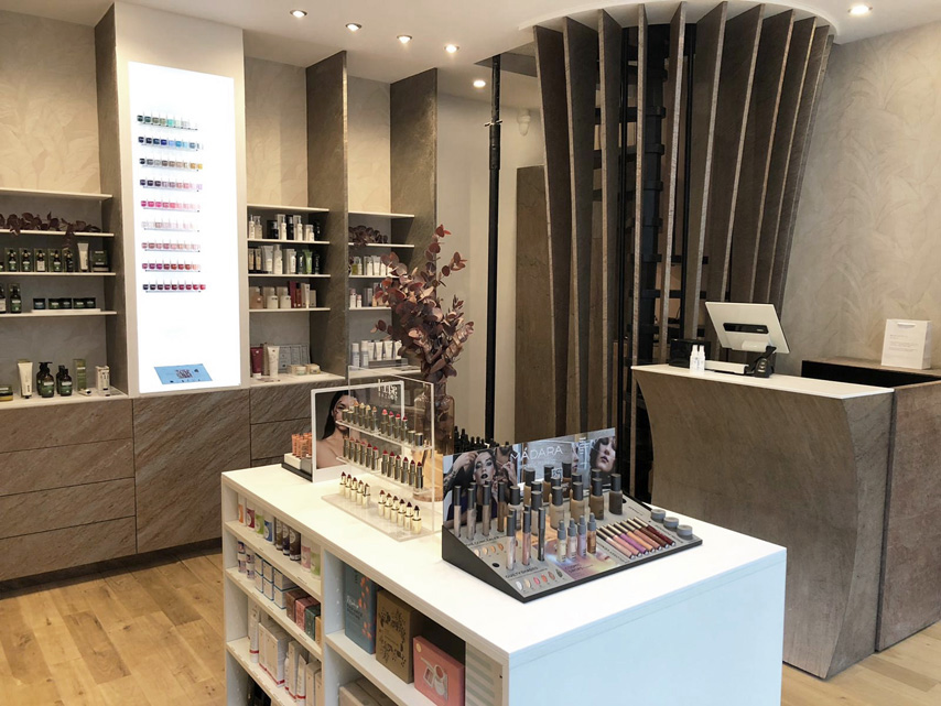 Organic clean beauty shop in Paris