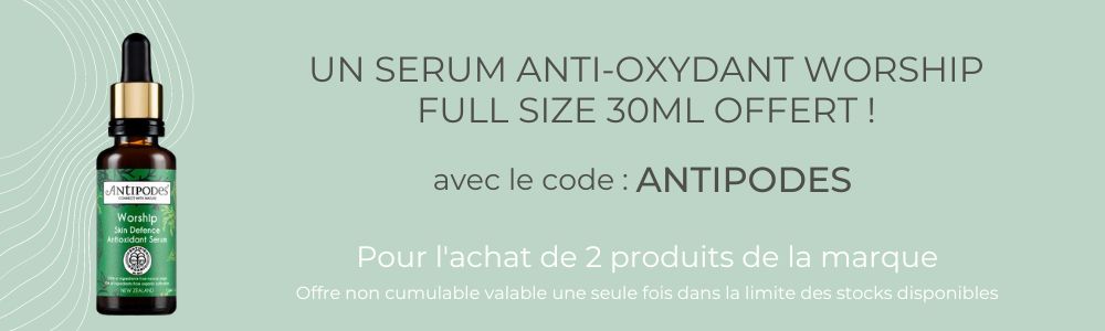 Cadeau code promo Antipodes